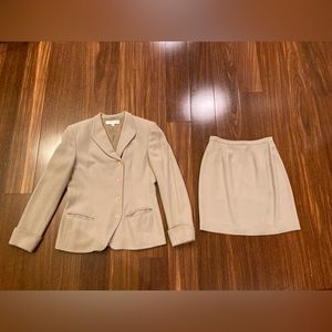 Anne Klein II Wool Skirt Suit